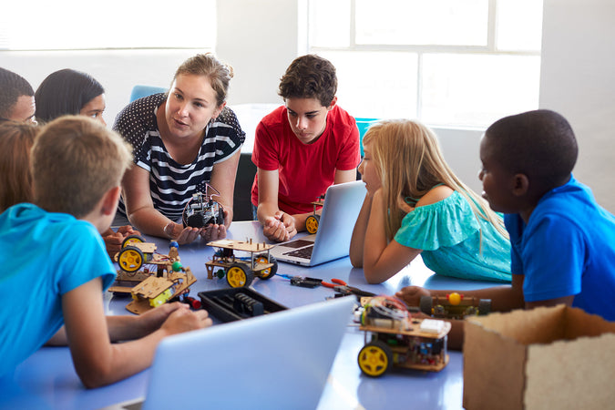 coding summer camp - Students In After School Computer Coding Class