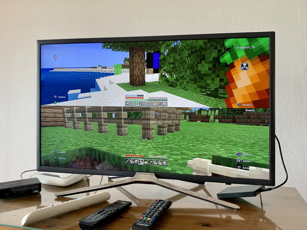 minecraft modding course - minecraft computer game on screen